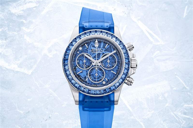 Artisans de Genève 宣布推出令人驚艷的全新藍(lán)寶石勞力士迪通拿“Arolla”-復(fù)刻表
