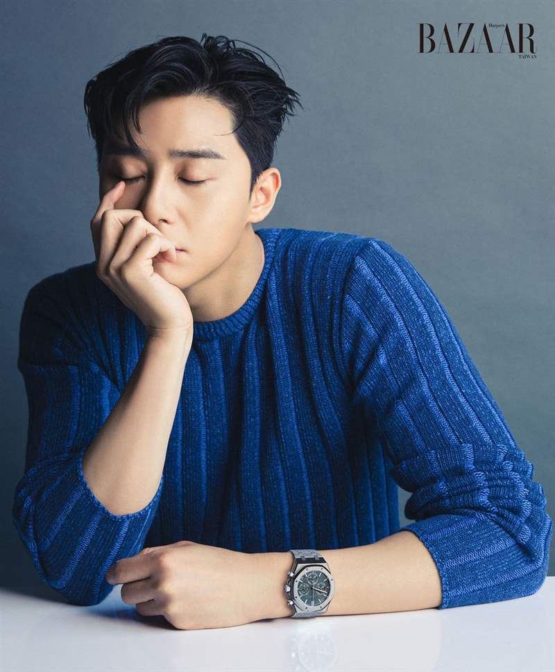 樸敘俊也是AP表鐵粉,登BAZAAR封面帥戴皇家橡樹超限量表款！-復刻表