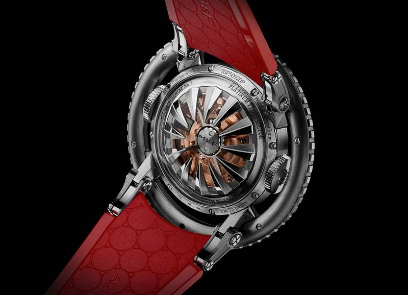 MB&F HM7 Aquapod 鉑金紅色腕表-復刻表