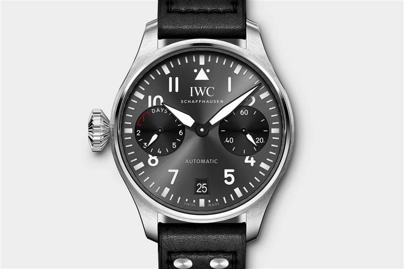 介紹：IWC Big Pilot 左撇子腕表IW501012-復(fù)刻表