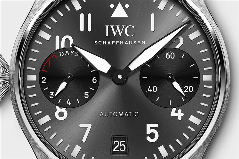 介紹：IWC Big Pilot 左撇子腕表IW501012-復(fù)刻表