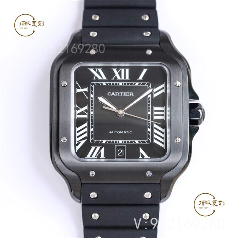 GF廠推出氟膠帶款式山度士復(fù)刻表,gf廠卡地亞山度士有哪些款式-復(fù)刻表