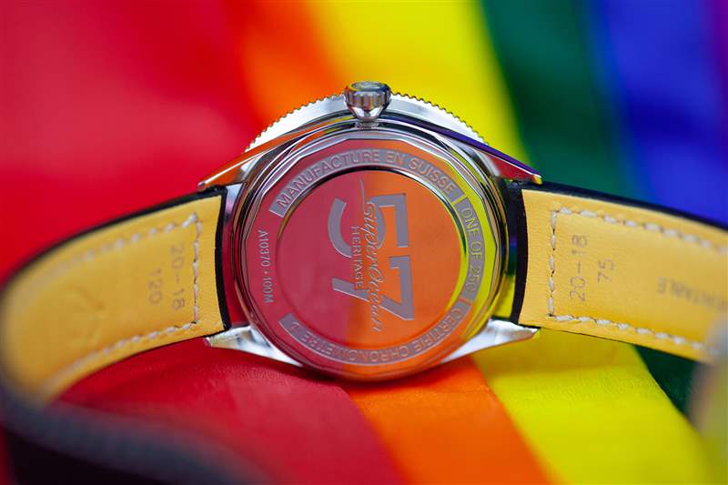 百年靈超級海洋文化系列限量版彩色時標腕表評測-復刻表