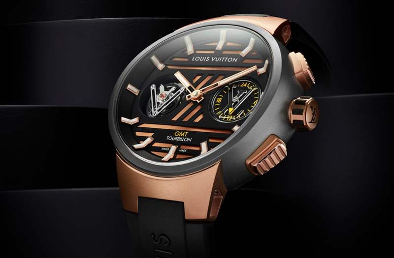 Louis Vuitton Tambour Curve GMT Flying Tourbillon｜注入現代風格的對稱美學-復刻表