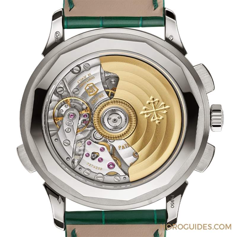 百達(dá)翡麗世界時區(qū)計時碼表5930首度推出鉑金款,挾綠面尊貴亮相-復(fù)刻表