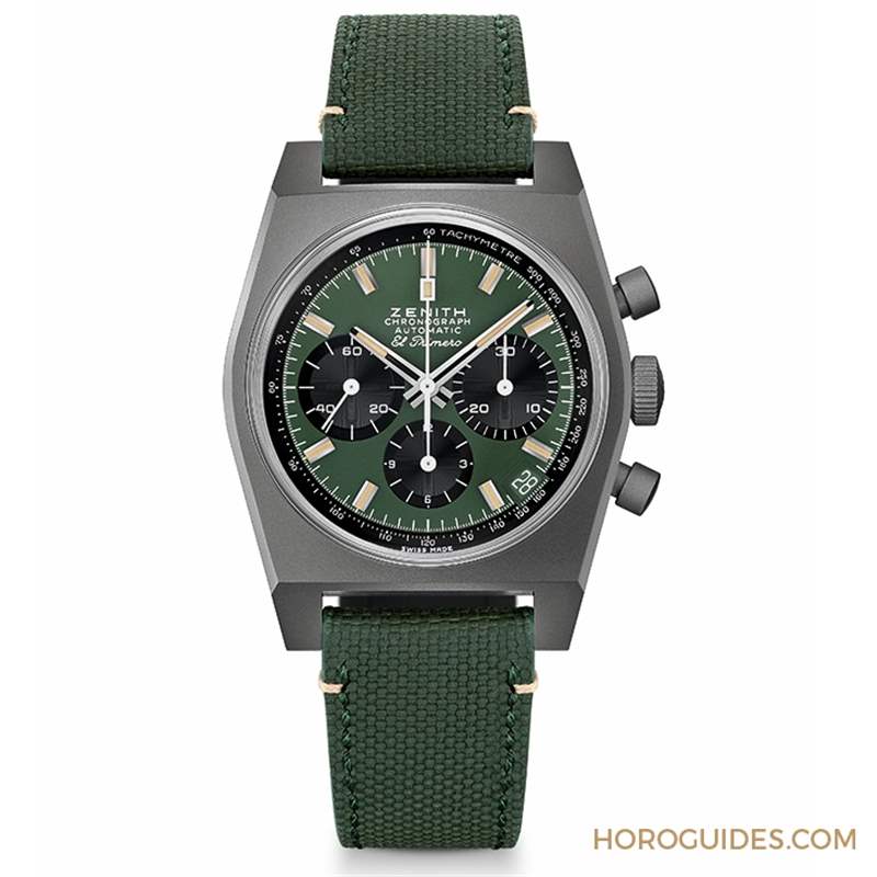 啞光綠面！ZENITH Chronomaster Revival Safari復(fù)刻版腕表-復(fù)刻表