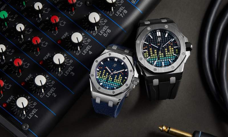 這不是P圖!在經(jīng)典格紋上大做音樂(lè),愛(ài)彼皇家橡樹(shù)離岸型音樂(lè)特別版-復(fù)刻表