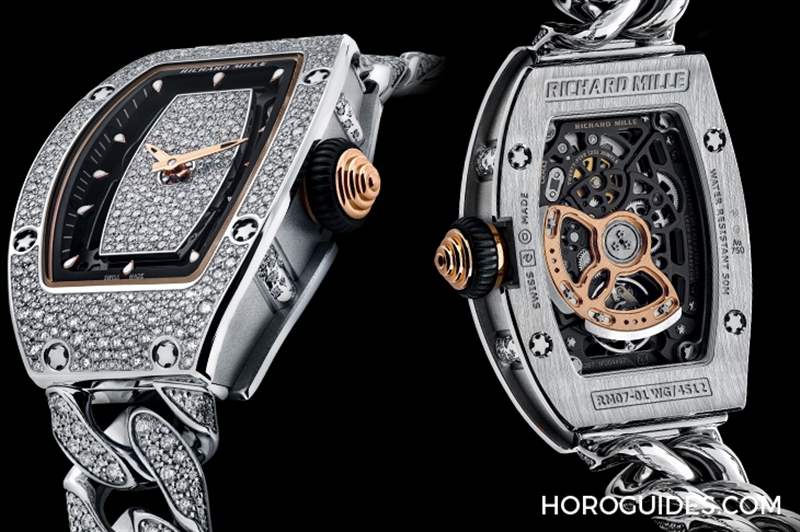 Richard Mille女表再添新作，RM07-01雪花鑲嵌鉆表-復(fù)刻表