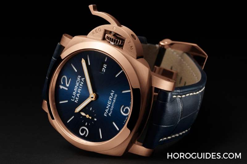 沛納海Goldtech?紅金的獨(dú)家魅力｜Luminor Marina Goldtech? 紅金44mm-PAM01112-復(fù)刻表