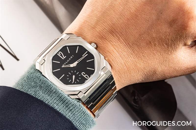 這樣的喀什米爾藍面,美絕了!BVLGARI Octo Finissimo超薄自動上鏈精鋼腕表-復刻表