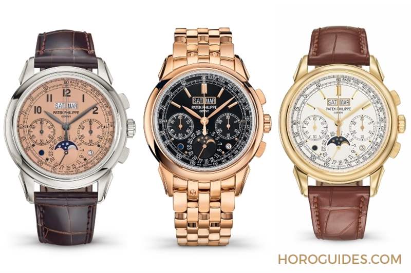 貴金屬家族全員到齊｜百達(dá)翡麗5270J-001萬年歷計(jì)時(shí)碼表-復(fù)刻表