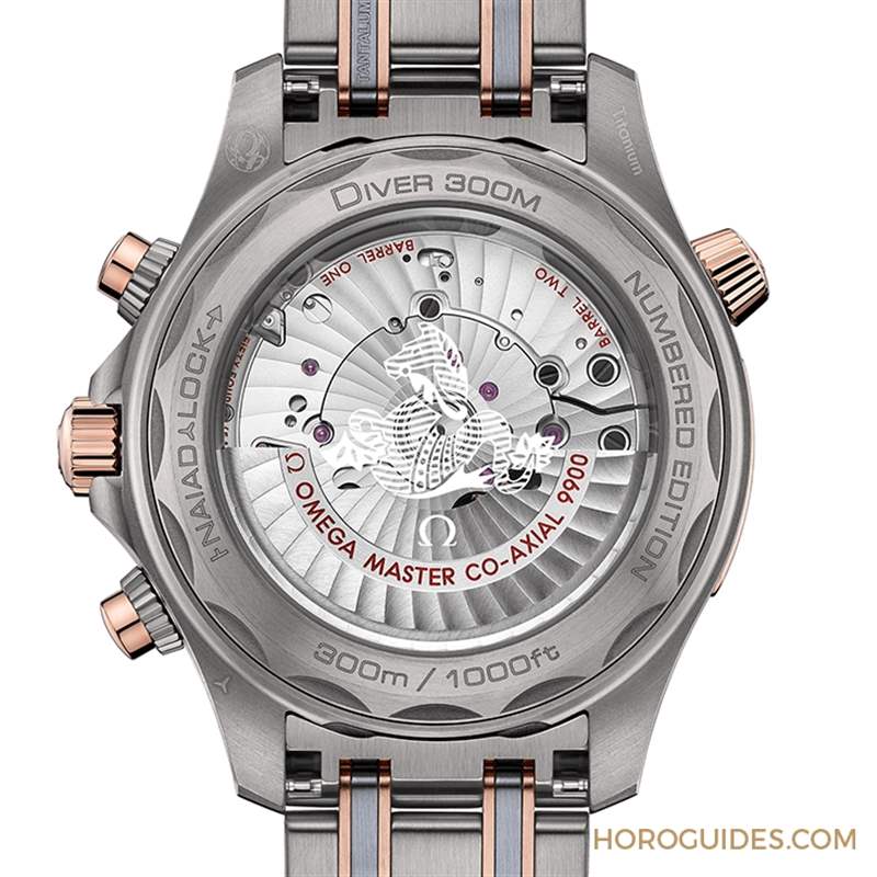三種材質精湛融合！歐米茄大師天文臺海馬潛水300米計時碼表-復刻表