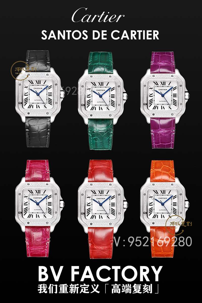 BV廠卡地亞山度士桑托斯腕表復(fù)刻做工怎么樣,為何是最高版本復(fù)刻-復(fù)刻表