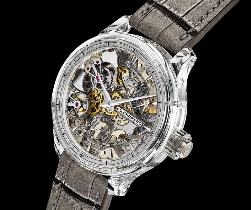 寶璣霍拉世界 5557-蕭邦L.U.C 全擊藍寶石-復刻表