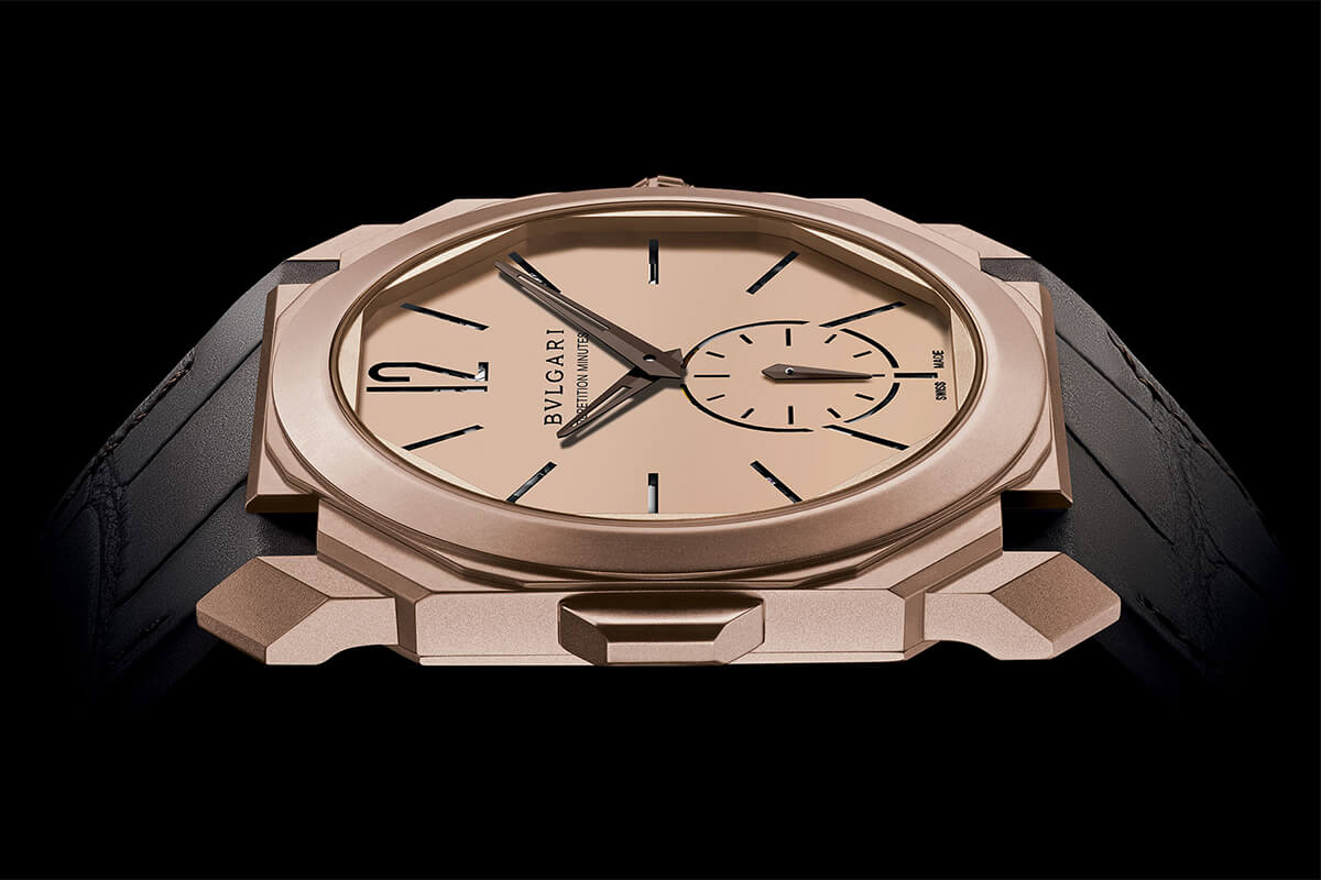 寶格麗Octo Finissimo三問功能玫瑰金腕表-復刻表