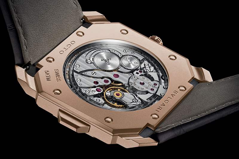 寶格麗Octo Finissimo三問功能玫瑰金腕表-復刻表