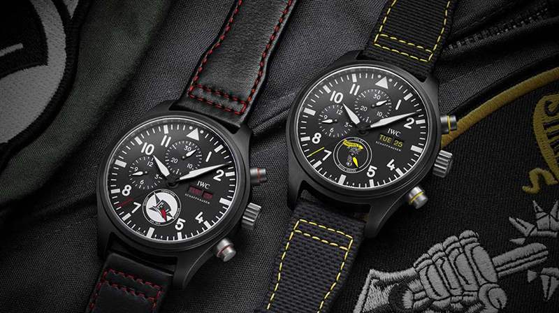 雅克德羅小巧的龍-萬國表美國海軍計時飛行員腕表-復刻表