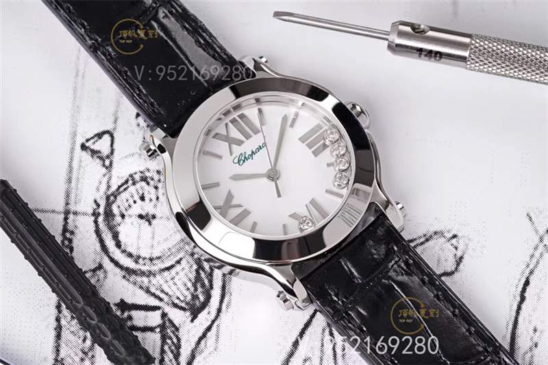 璀璨蕭邦:ZF廠蕭邦Happy Diamonds快樂的鉆石石英表對(duì)比正品-復(fù)刻表