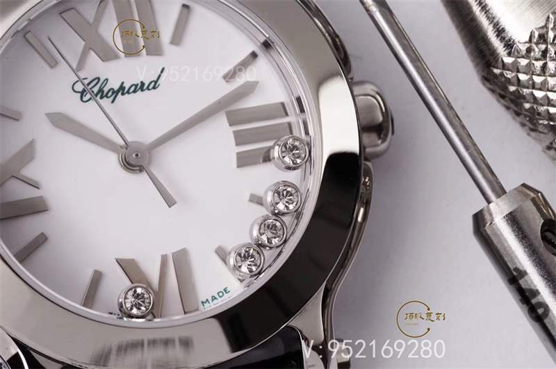 璀璨蕭邦:ZF廠蕭邦Happy Diamonds快樂的鉆石石英表對(duì)比正品-復(fù)刻表