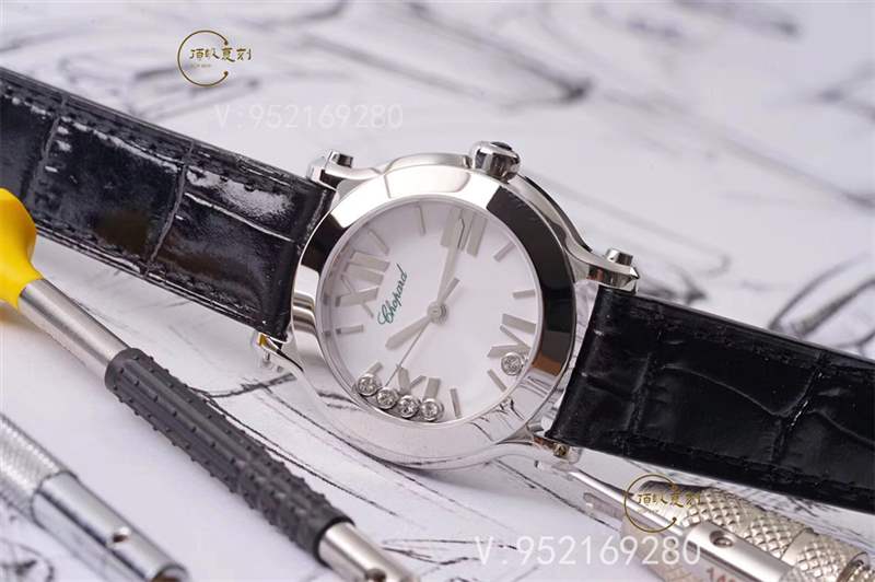 璀璨蕭邦:ZF廠蕭邦Happy Diamonds快樂的鉆石石英表對(duì)比正品-復(fù)刻表