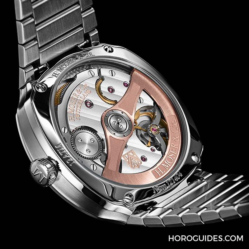 從煙熏綠開始延伸｜H. MOSER & CIE 運動表系列Streamliner首款大三針腕表-復刻表