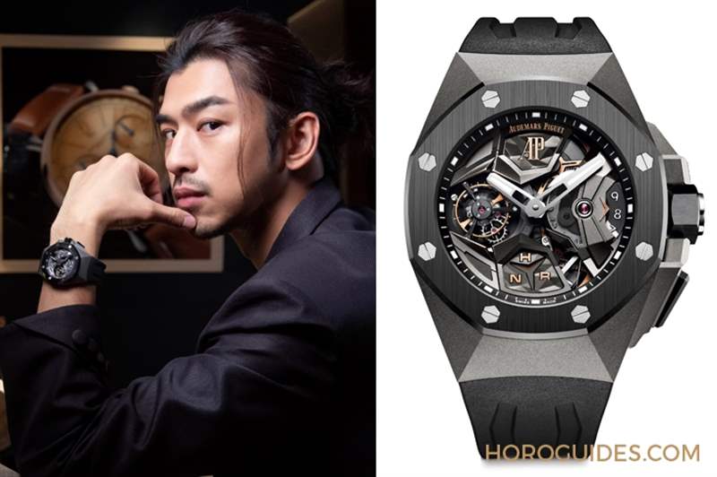 愛彼遠(yuǎn)百信義A13概念店全新開幕，盧廣仲秀Code 11.59酒紅計時碼表獻(xiàn)唱-復(fù)刻表