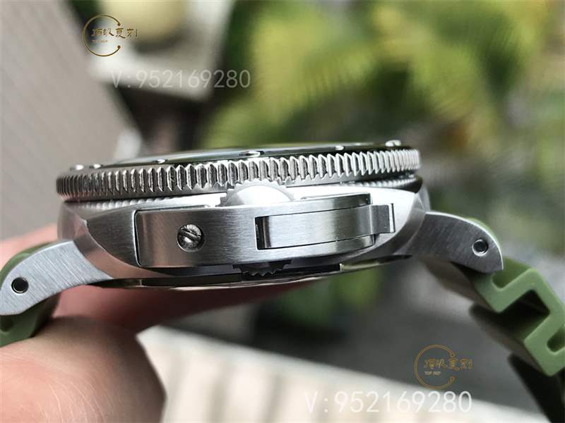 VS廠沛納海pam1055綠海魂復刻做工怎么樣,別具一格的軍綠色-復刻表