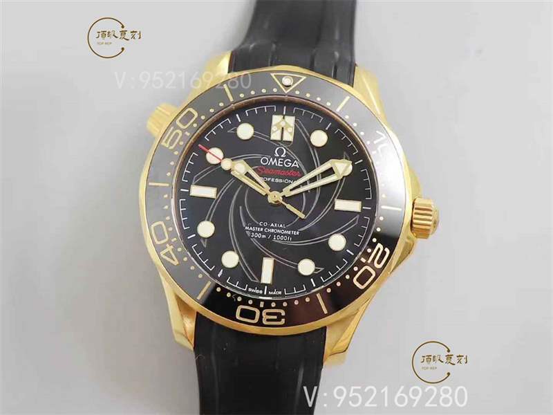 VS廠歐米茄海馬黃金版女王密使007復(fù)刻表怎么樣,醉美黃金版邦德-復(fù)刻表