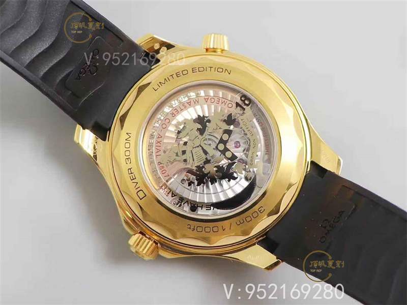 VS廠歐米茄海馬黃金版女王密使007復(fù)刻表怎么樣,醉美黃金版邦德-復(fù)刻表