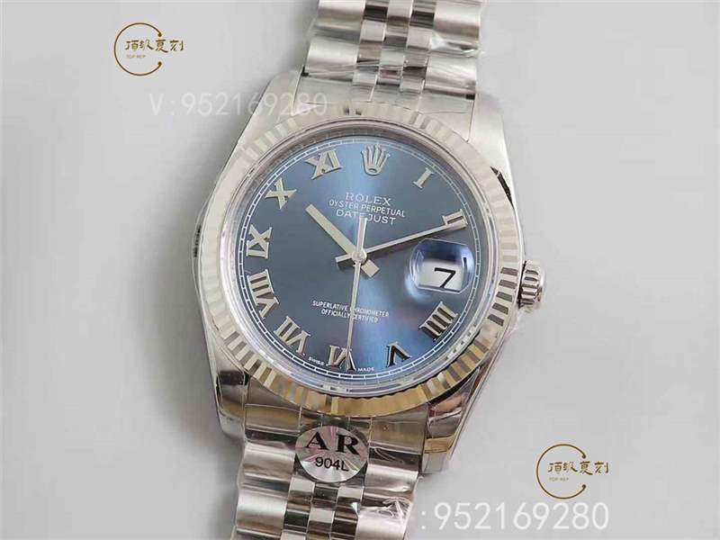 AR廠勞力士v3版日志36mm羅馬數(shù)字盤質(zhì)量如何，對(duì)比正品怎么樣-復(fù)刻表