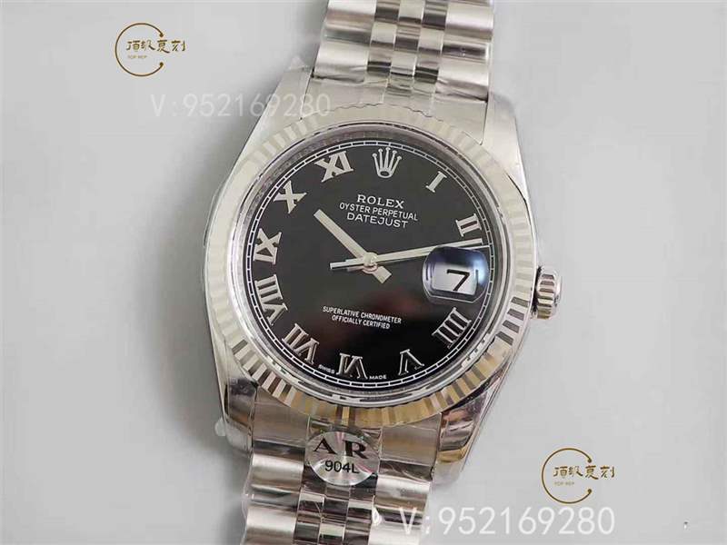 AR廠勞力士v3版日志36mm羅馬數(shù)字盤質(zhì)量如何，對(duì)比正品怎么樣-復(fù)刻表