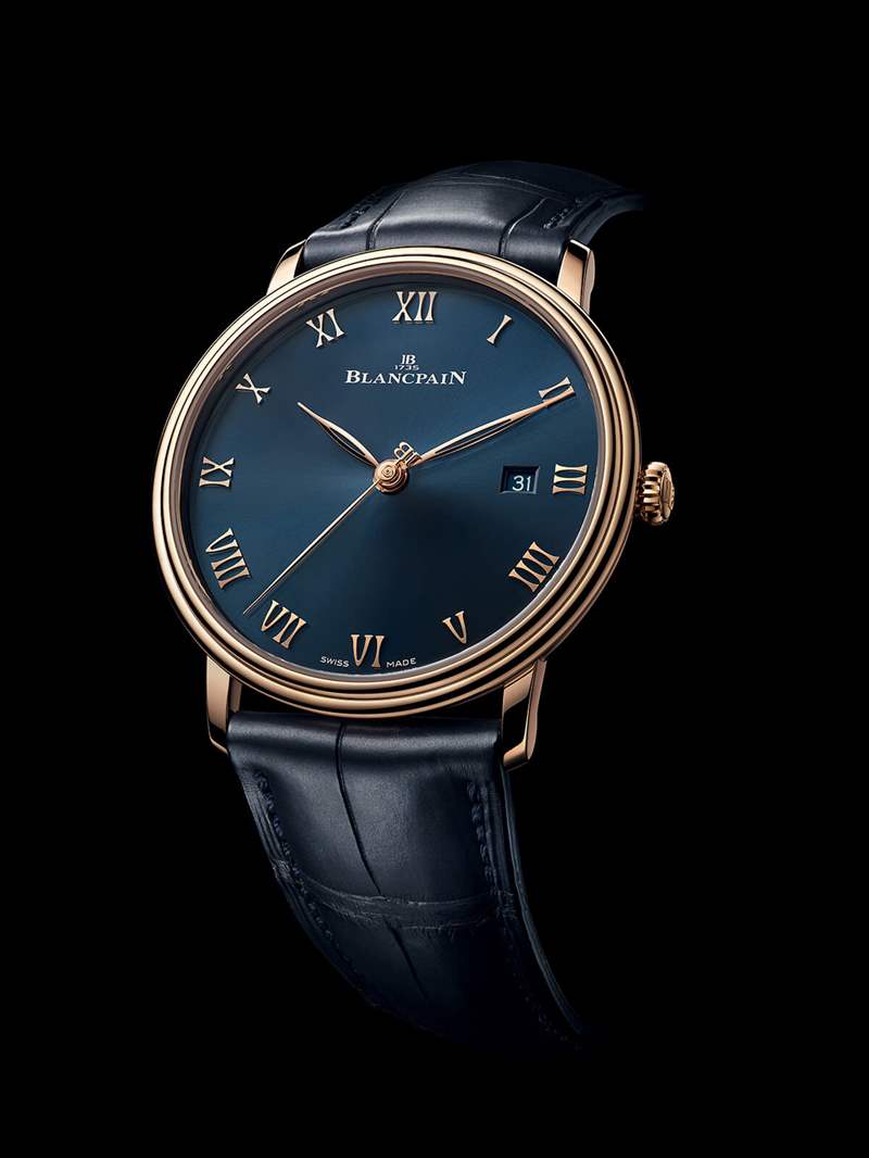 寶珀 Villeret Ultraplate 藍色表盤