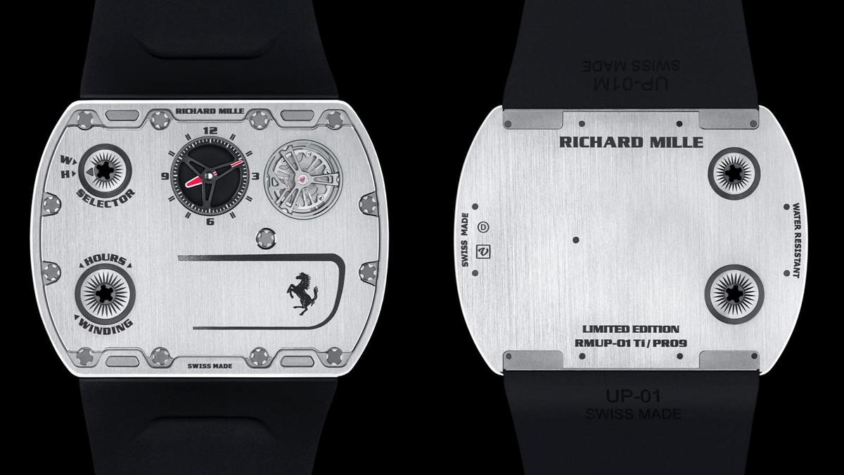 超薄運動表的工程習題！RICHARD MILLE RM UP-01 Ferrari-復刻表