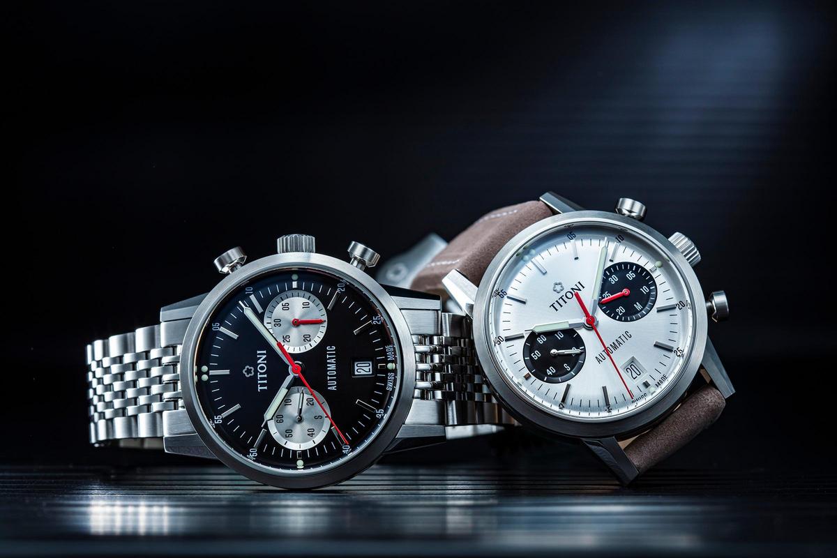 TITONI Heritage傳承系列計時碼表：復古元素集一身！-復刻表