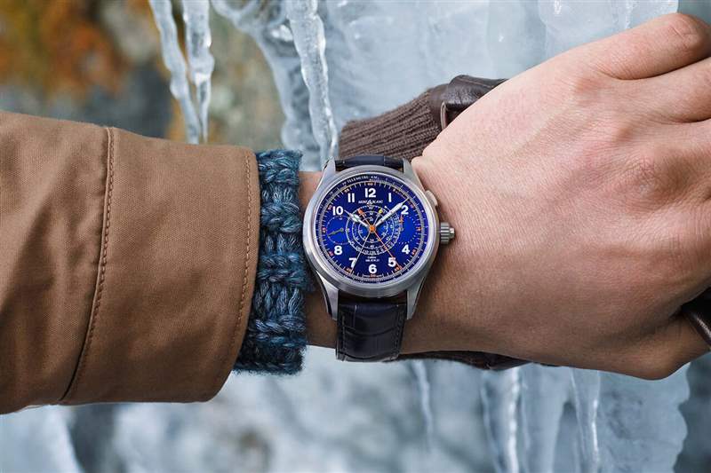 萬寶龍1858帶測速儀和遙測儀的追針計時表限量版 100枚-復刻表