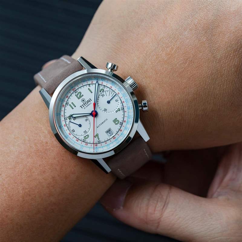 TITONI Heritage傳承系列計時碼表：復古元素集一身！-復刻表