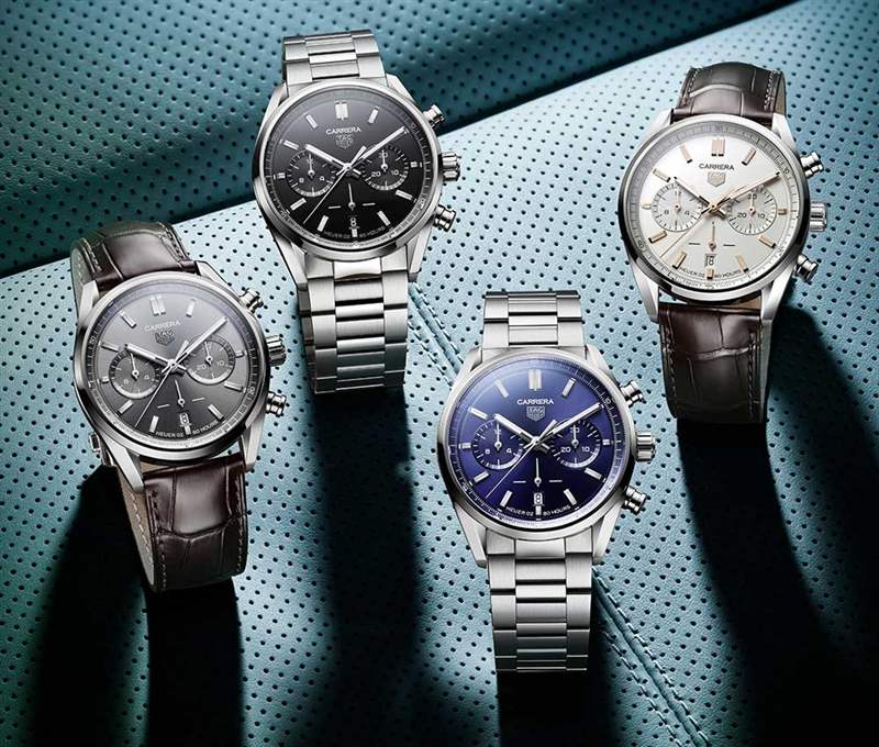 泰格豪雅 – 卡雷拉42毫米計時碼表永遠在比賽中-復(fù)刻表