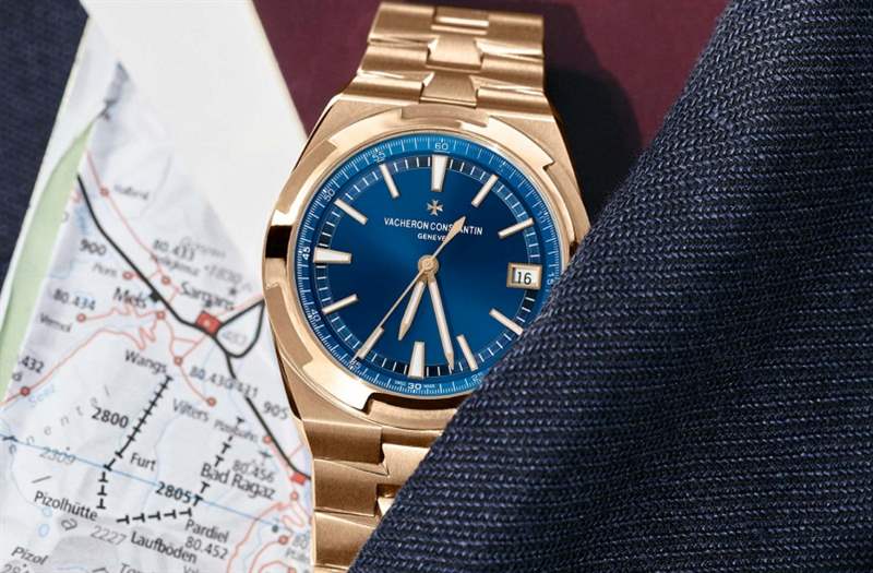 江詩丹頓2020新作！ Vacheron Constantin Overseas自動上鏈腕表帶來典雅粉紅金X藍(lán)面設(shè)定