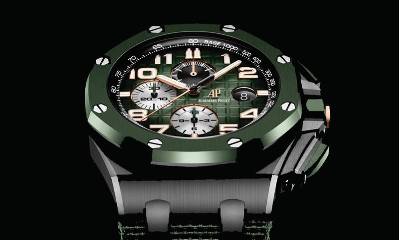 愛彼皇家橡樹離岸型新款消光黑陶瓷型格上身-復刻表