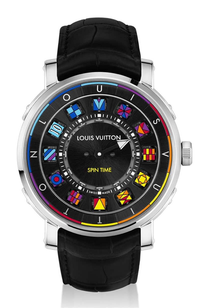 LOUIS VUITTON ESCALE系列 Q5DG20 (LOUIS VUITTON) LV鋼殼手表二連發(fā)招牌翻轉(zhuǎn)數(shù)字方塊創(chuàng)新吸睛銀灰、彩色應(yīng)百客-復(fù)刻表