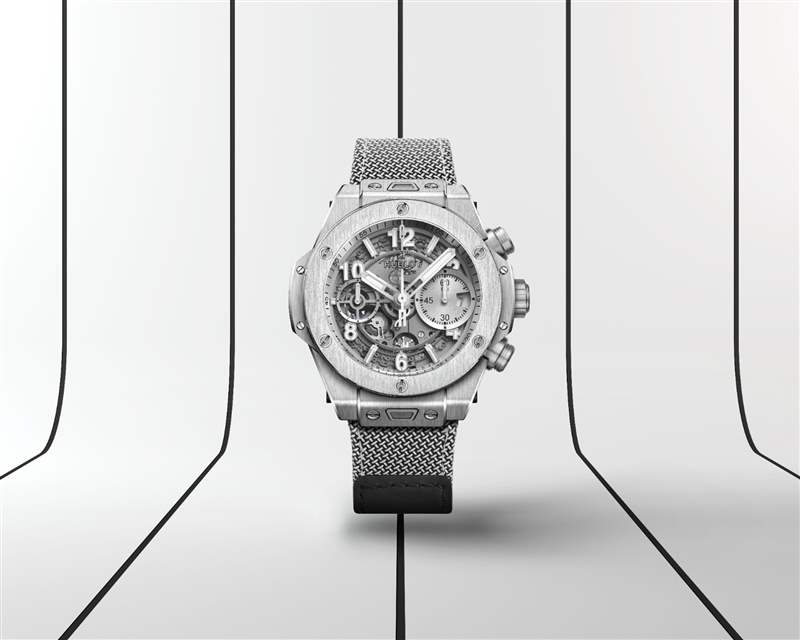 Big Bang Unico鈦灰腕表,定價:20,900美元(圖片來源:HUBLOT) HUBLOT鈦金屬奢華工業風Big Bang Unico 限量200枚首次線上發售-復刻表