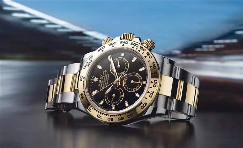 Rolex Yacht-Master彩虹圈手表表殼鑲上彩色寶石、鉆石低調奢華-復刻表