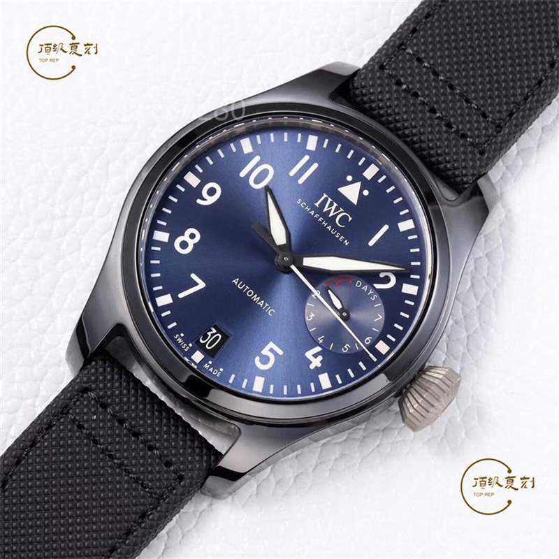 ZF廠萬國大飛-ZF廠萬國大飛行員IW502003藍盤陶瓷復刻做工怎么樣-復刻表