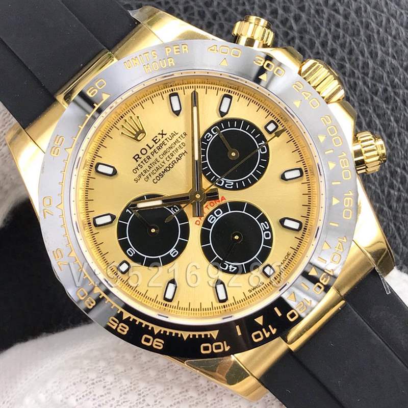 N廠勞力士迪通拿「余文樂同款」116518黃金迪通拿評測-復(fù)刻表