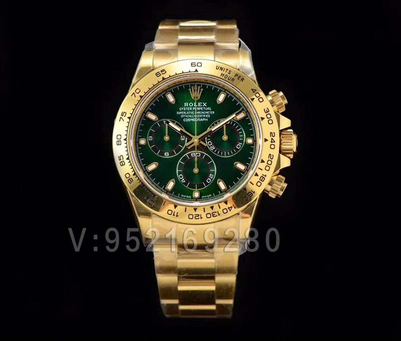 N廠綠金迪「4130機芯」對比AR廠綠金迪更完美-復刻表