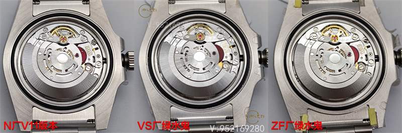 N廠、VS廠、AR廠、ZZ廠、C廠勞力士綠水鬼3135機芯那個好-復刻表