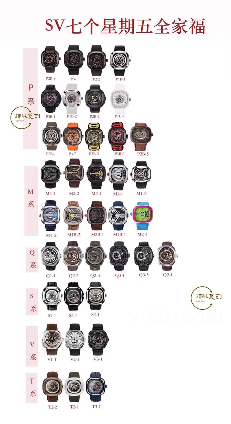 SV廠SevenFriday七個星期五復刻做工怎么樣,大塊頭代表作-復刻表