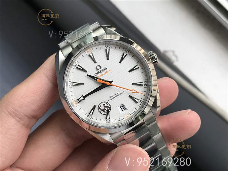 VS廠歐米茄海馬150柚木白盤橙針復刻表做工怎么樣-220.10.41.21.02.001-復刻表