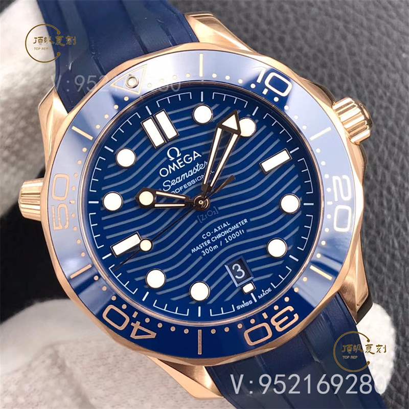 VS廠歐米茄海馬300「尊享版」全玫瑰金藍(lán)盤復(fù)刻表做工怎么樣-復(fù)刻表