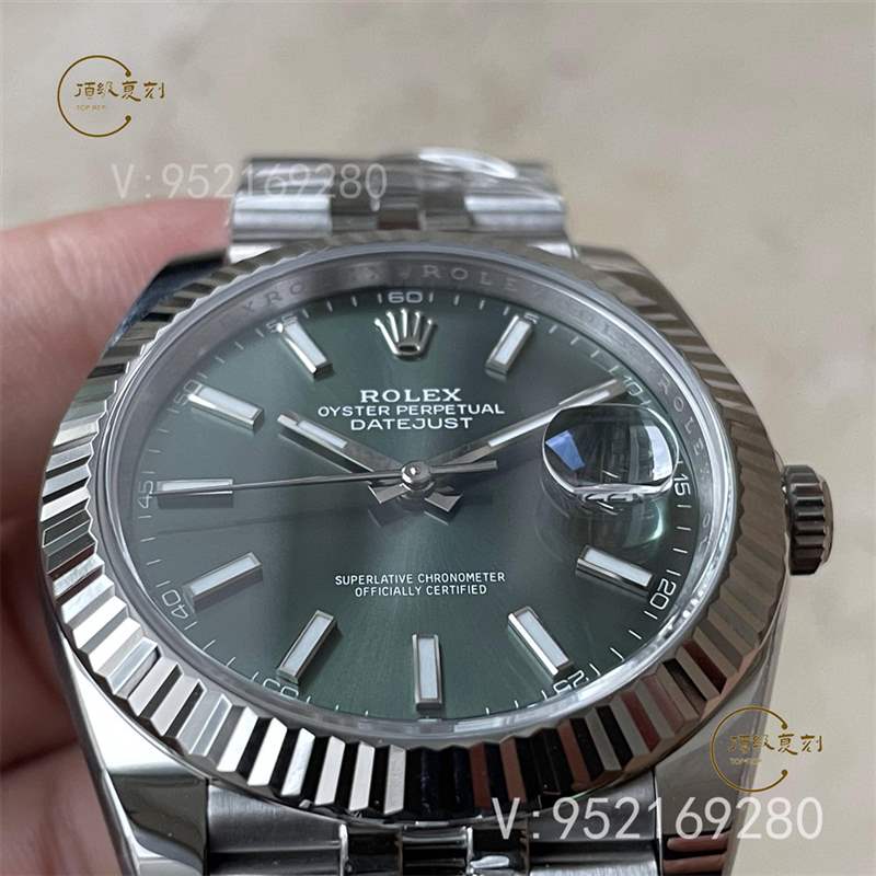 c廠(clean廠)勞力士日志126334薄荷綠盤41mm復(fù)刻表做工怎么樣-復(fù)刻表